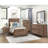 Rustic Brown Twin Bed For Bedroom, With A Stable And Headboard Bedroom In Brown,-2120289098-2120289096