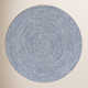 Edie Hand Braided Blue Indoor / Outdoor Area Rug