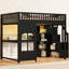 Lit mezzanine avec DEL, USB et fenêtre-13825144-13825147