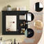 Armoire de salle de bain murale 30 po x 28 po avec miroir, 3 tablettes ouvertes-1454608521