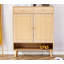 Armoire à chaussures multifonctionnelle en bois aggloméré minimaliste moderne