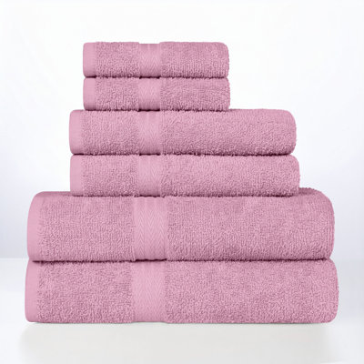 Ensemble de serviettes 6 pièces 100% coton 100% coton