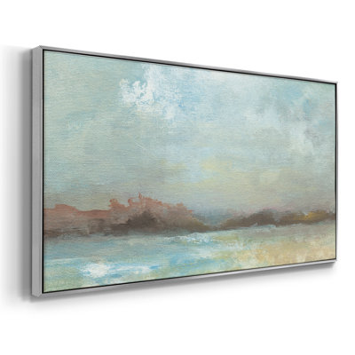 «Ocean Breeze II», toile tendue avec châssis encadré, prête à être accrochée