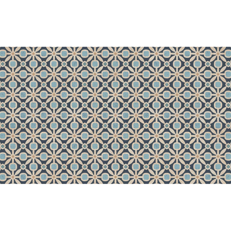Tapis de cuisine à profil bas Un-Rug Dwight par Matterly, Rectangle 2 pi 10 po x 4 pi 10 po