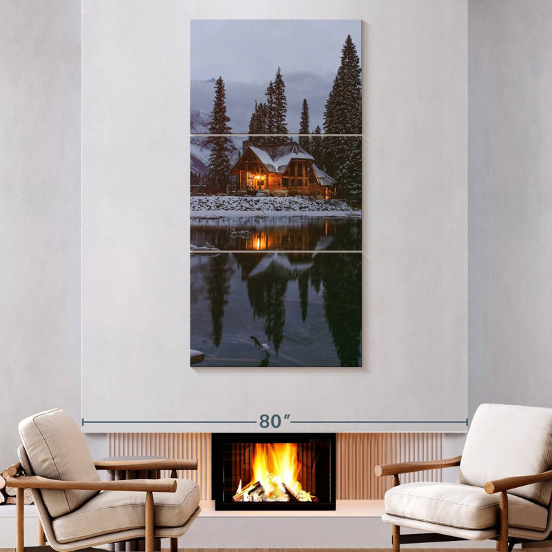 Chalet d'hiver en bois