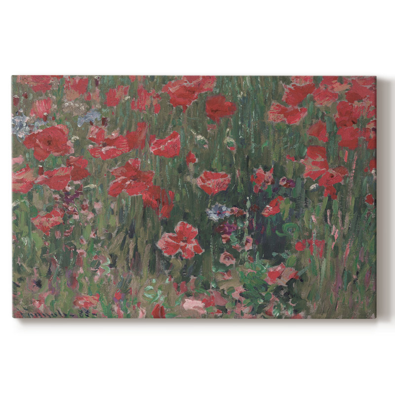 Botanique rétro - XCIX, H 9 po x l 13 po x P 1,5 po, Toile tendue