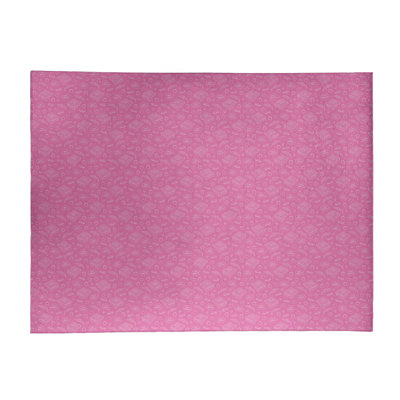 Tapis de zone rose pizza