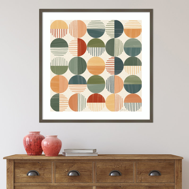 «Born to Roam Pattern II» par Janelle Penner - reproduction encadrée, H 13 po x l 13 po x P 1 po, gris