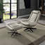 Chaise d'appoint pivotante