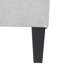 Tissu gris avec aspect attrayant et pieds en bois de bouleau pour plus de polyvalence, fonctionnalité de 23,69 po x 27,9 po x 19,04 po-914586499