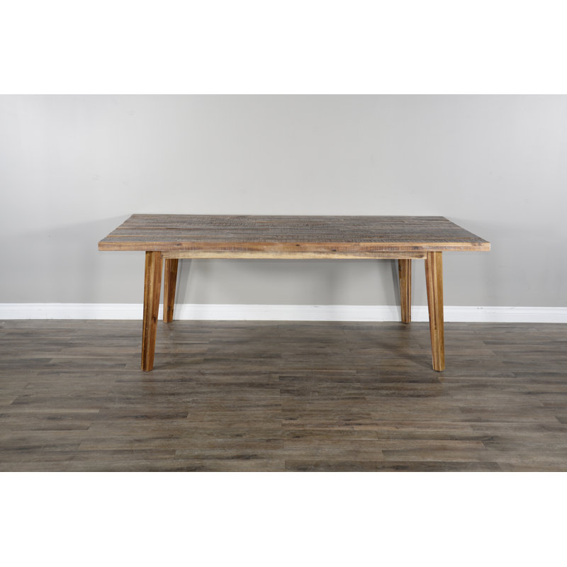 Southwick Acacia Solid Wood Dining Table, Light Brown
