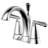 Z Collection Double Handle 4" Centerset Lavatory Bathroom Sink Faucet with Drain Assembly - Chrome Polished-19182731