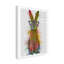 «Rainbow Splash Text Rabbit 1», art textuel sur toile tendue-33420674