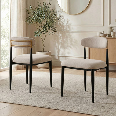 Colvell Liam Upholstered Rounded Edge Side Chair
