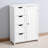 White Bathroom Storage Cabinet