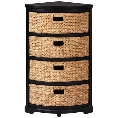 Solid Wood 4 Drawer Storage Drawers