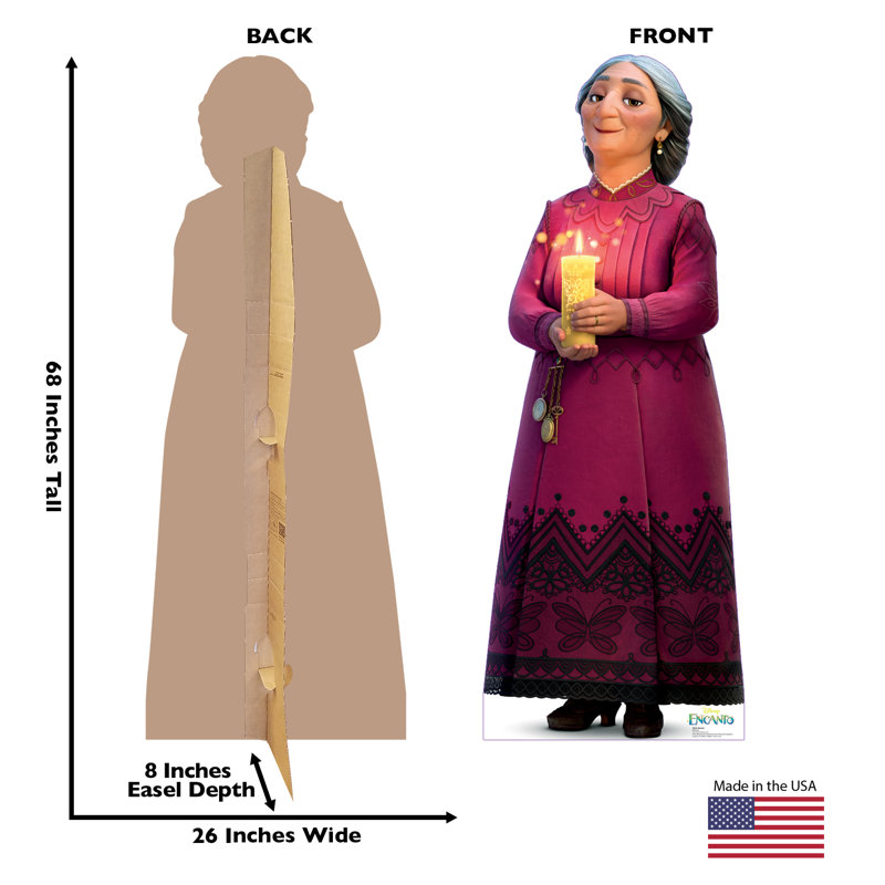 48 in. Disney Encanto Abuela Cardboard Cutout Standee