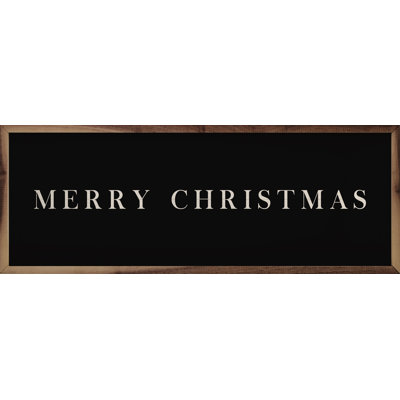 Merry Christmas Caps Black
