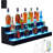 LED Liquor Bottle Display Shelf, Bottle Display Shelf Bar Shelves with Remote & App Control, 16 Colours, 4 Music Modes