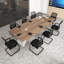 Ensemble de 12 chaises de réception de conférence avec support lombaire et base luge Inbox Zero Office