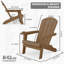 Fauteuil Adirondack pliant d'extérieur Chaise surdimensionnée en plastique Adirondack HiPS-531247467