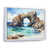 Cadre flottant blanc