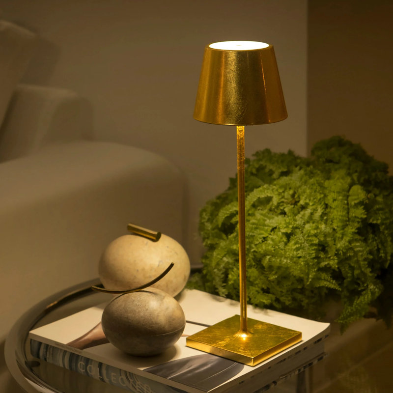 Poldina Pro Table Lamp, Copper Leaf