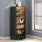 Cyntheia Rotating Bookshelf with LED Lights, 6 Tier Revolving Bookcase with Adjustable Shelf-1972675264