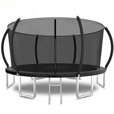 14FT Pumpkin Trampoline with 6-Leg Stability System