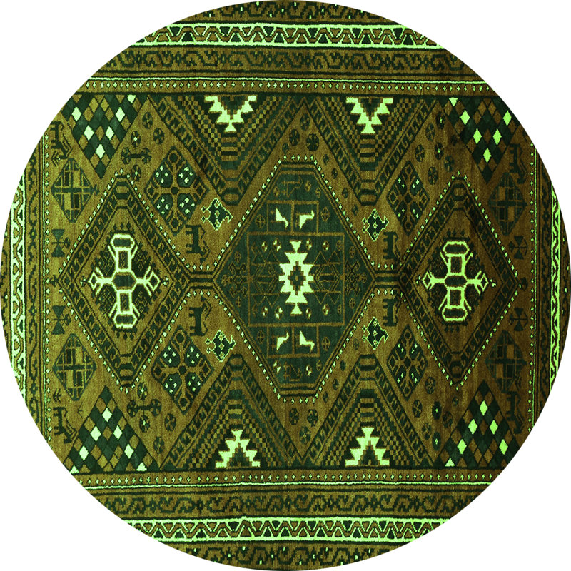 Performance Oriental Indoor Rug, Round 6'