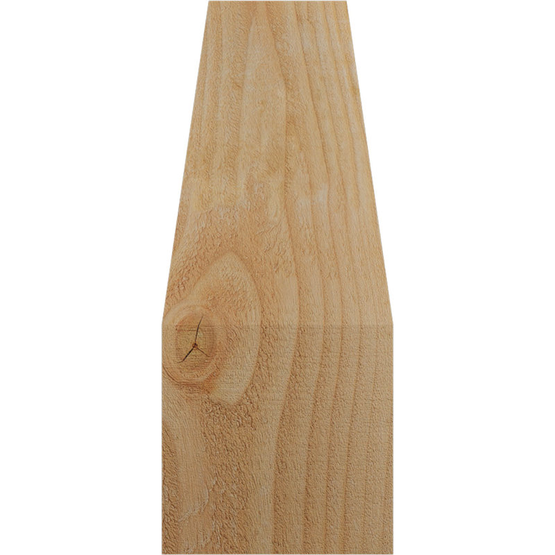 Attelle impériale du genou, Sapin de Douglas, Brute, H 18 po x l 6 po x P 14 po