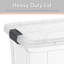 Boîte de rangement transparente Superio avec couvercle, bacs de rangement en plastique de 1,85 pinte pour l'organisation, caisses empilables, sans BPA, non toxiques, sans odeur, organisateurs pour la maison, le bureau, l'école et le dortoir-1987413643