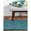 Tapis bleu sarcelle Sybil-40287194