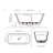 67" Modern Acrylic Freestanding Bathtub - Glossy White Soaking Tub with Pre-Drilled Drain and Overflow