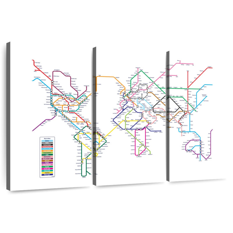 World Metro Alyceia I, H 36 po x l 57 po