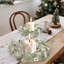 Ensemble de couronnes de Noël tissées - vert / or - mini couronnes de 11 pouces et 8 pouces avec baies dorées pour porte d'entrée, manteau de cheminée, escalier, centre de table ou décor de maison de vacances