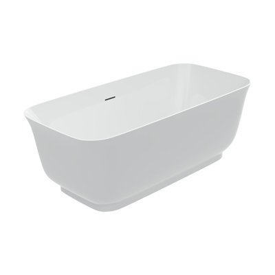 Mina 67'' x 31.5'' Soaking Acrylic Bathtub