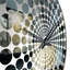 Horloge murale industrielle en béton-101236925