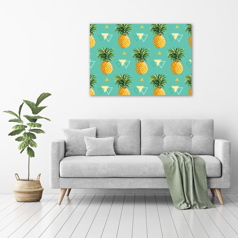 Pineapples - Wrapped Canvas Print