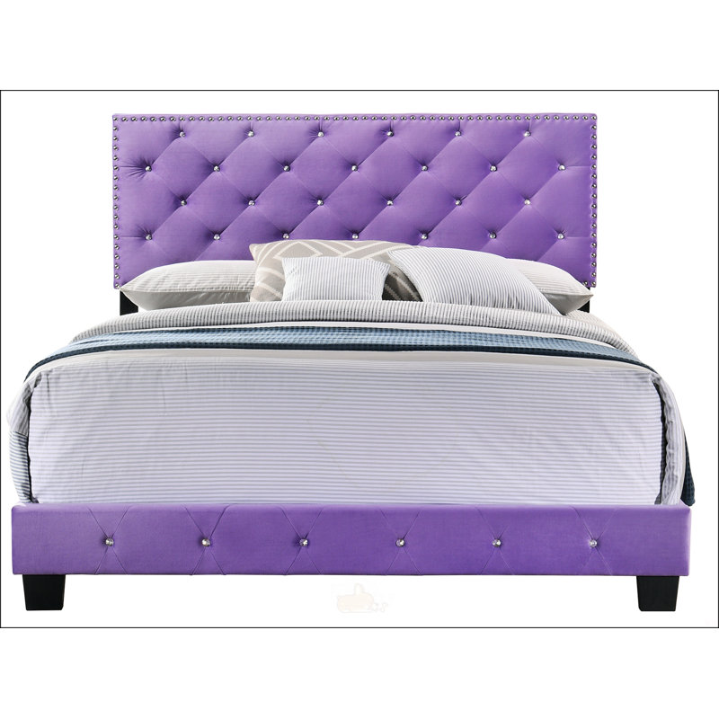 Lit double transitionnel mauve, Mauve, Double