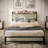 Full Size Bed Frame With Charging Station