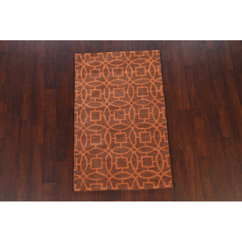 Wool Geometric Indoor Rug