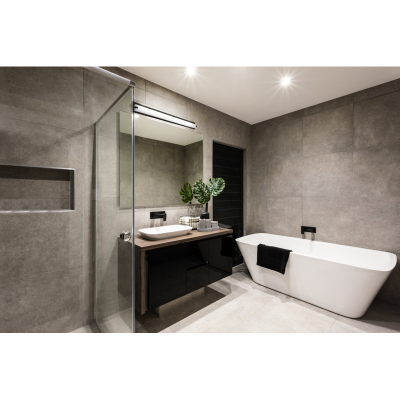 Lighthouse 1 - Light LED Bath Bar, Brushed Nickel