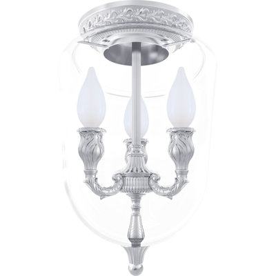 Fleischer Glass Semi Flush Mount