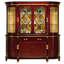 Gigasso Solid Wood Lighted China Cabinet