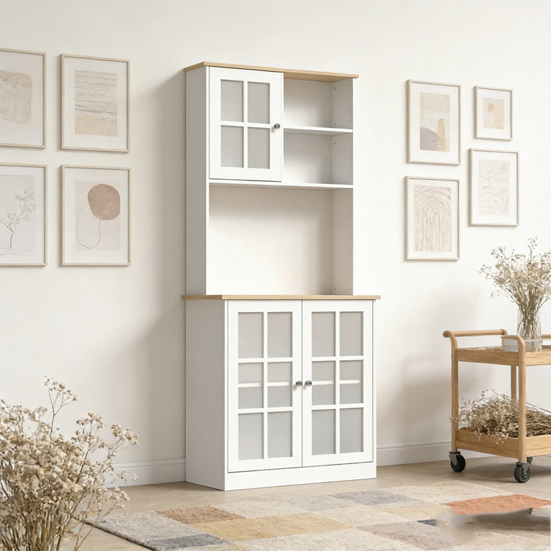 Large Countertop Kitchen Pantry Cabinet