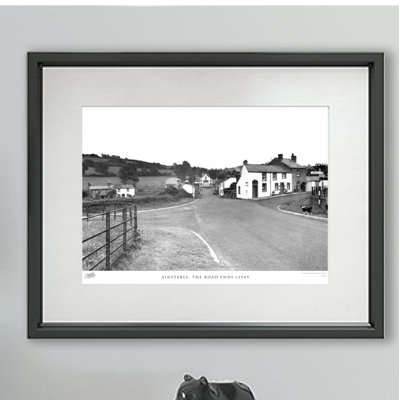 Ainstable, The Road Ends C1949 by Francis Frith - Single Picture Frame Print