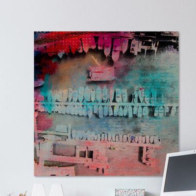 «Docked For The Night» par Parvez Taj, reproduction d'art sur toile tendue