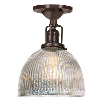 Shumway Glass Semi Flush Mount