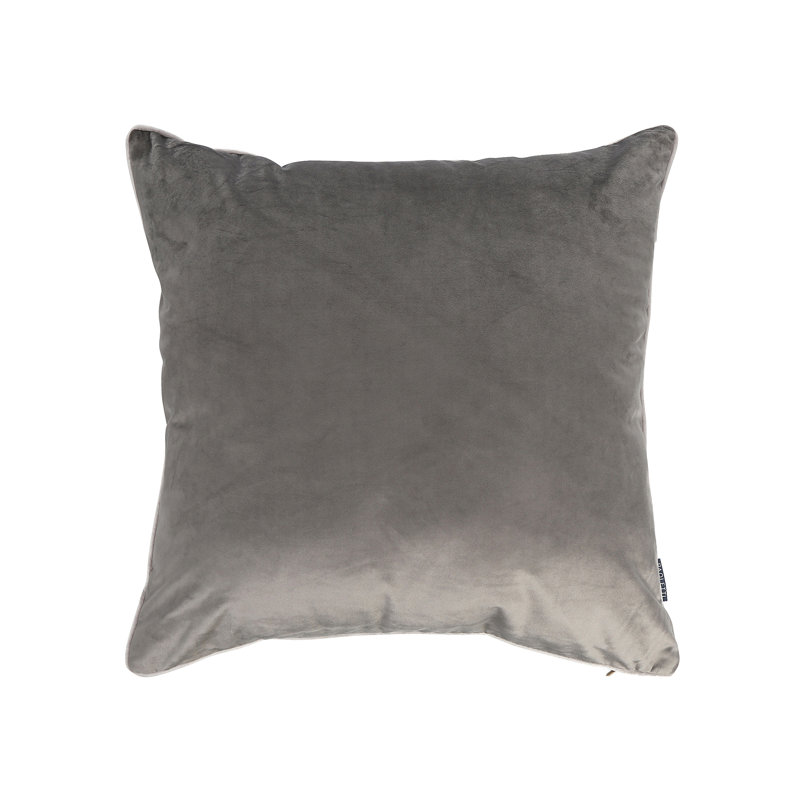 Meridian Square Throw Cushion, Charcoal/Dove